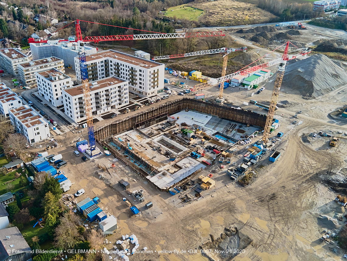 21.11.2020 - Piederstrorfer Gelände und Alexisquartier in Neuperlach in München